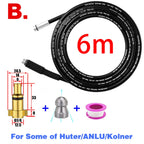 6M Sewer Drain Water Cleaning Hose Pipe Cleaner for Karcher Huter Hammer Nilfisk STIHL Bosch Lavor High Pressure Washer