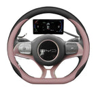 Leather Car Steering Wheel Cover for BYD Dolphin Mini Song Plus Pro Seagull King Yuan Up Sealion 7 Qin Plus 2026 Accessories