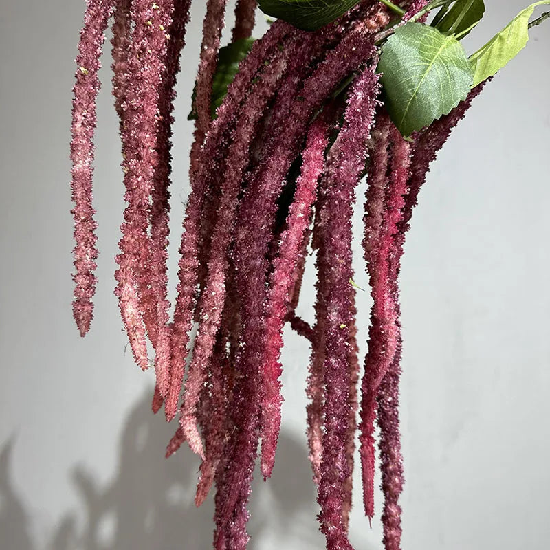 1Pcs Elegant High-Quality Artificial Hanging Vine Foam Berry Artificial Rubber Flower Decor Home Wedding Versatile Faux Floral