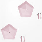 2-in-1 UV Protection Mini Folding Travel Umbrella, Ultralight Pocket Rain Umbrella, 1pc