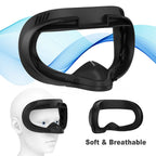 PU Leather Replacement Widen 3D Shaped Facial Interface Bracket Accessories For Oculus Quest 2 Breathable Sweat Guard Face Pad