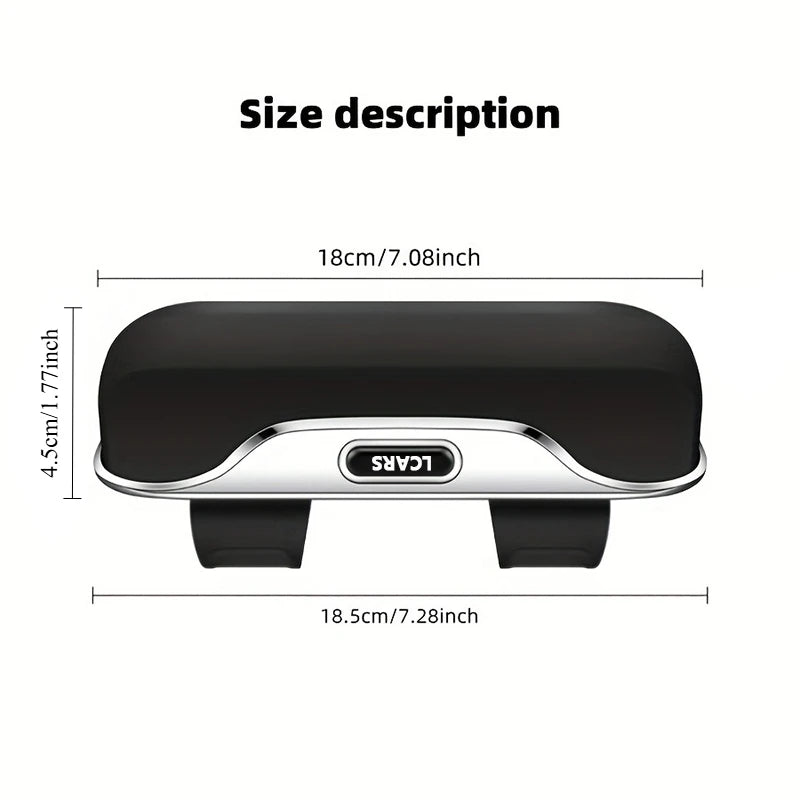 Lcars Car Sun Visor Glasses Case, Universal Glasses Holder Storage Box for Driver and Passenger in Car, Glasses Holder Sun Visor Accessory