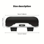 Lcars Car Sun Visor Glasses Case, Universal Glasses Holder Storage Box for Driver and Passenger in Car, Glasses Holder Sun Visor Accessory