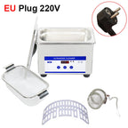 Ultrasonic Cleaner Ultrasound Jewelry Glasses Cleaning Machine 40kHZ High Frequency Ultrasonic Washing Bath for Glasses Jewelry