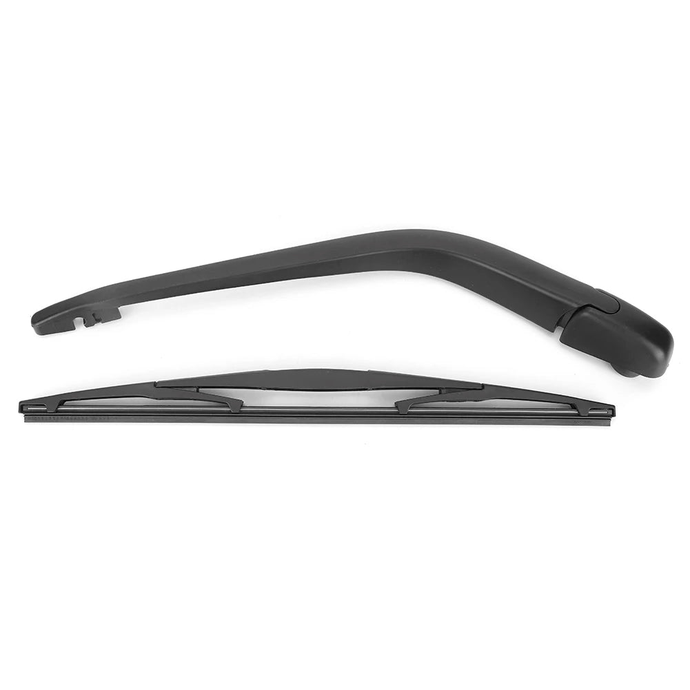 Black Rear Windshield Windscreen Wiper Arm & Blade Set Fit for Honda JAZz FIT 2002 2003 2004 2005 2006 2007 2008
