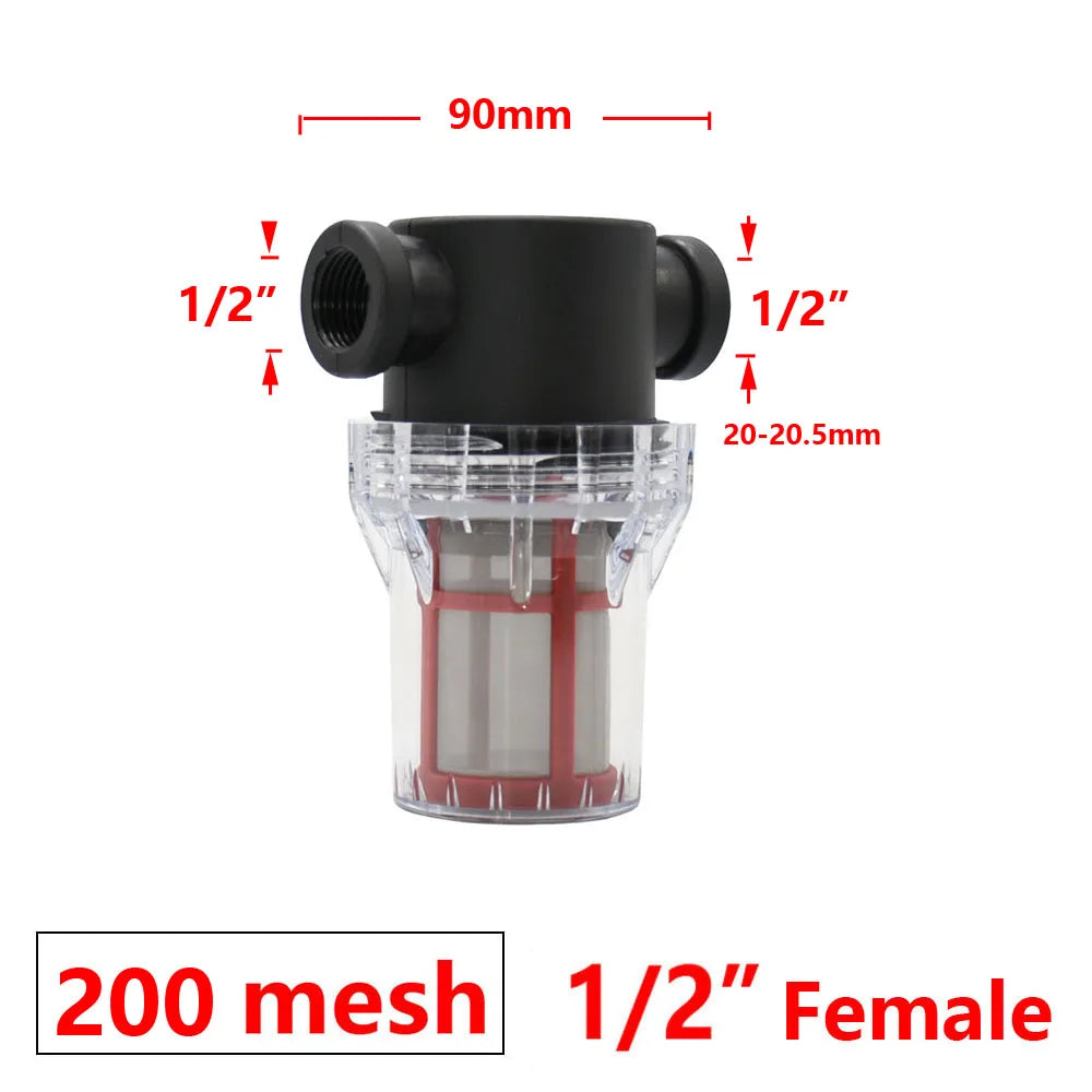 IBC Tank Tap Water Filter Strainer, 1/2 3/4 1 Inch, S60 Adapter for Garden Irrigation