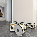 Rolled Self-Stick Baseboard Trim-Anti-Collision Waterproof Wall Waistband Sticker for Living Room Bedroom Home Decor