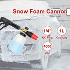 Professional Pressure Washer Set with 1L Foam Cannon - 2175PSI M22-14 Water Gun & 5 Nozzles for Nilfisk/STIHL/Gerni