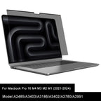 For Macbook Monitor Privacy Screen Protector For Macbook Air 13.6 inch M5M4 For Macbook Pro 14 M5 Chip 2026 For Laptop Accessory