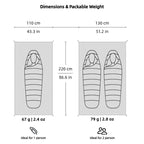 Ultralight Polycro Footprint 69g — Waterproof Tent Groundsheet Tarp Mat, Compact Portable Camping Gear, Hiking Shelter Accessory