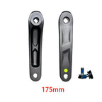 E-Bike Crank Arm Set Alloy Square Taper Hole Exercise Bike Dynamic Crankset 114/127/135/140/152/160/165/170/175 Bicycle Parts