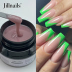 Jillnails 50g Self Leveling Medium Gel 50ml Milky Pink  White Gel Builder for Nails Extension Nail Building