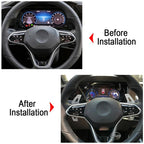 Aluminium alloy Paddle Shift For Volkswagen Amarok VW Jetta Nivus Virtus T-Cross Golf MK8 R GTI Crossfox