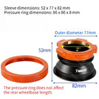 Large SCT to 2-inch Coaxial Lockable Full-Pass Optical Interface for Celestron C925/C11/C14HD Connects to 2-inch Astronomical