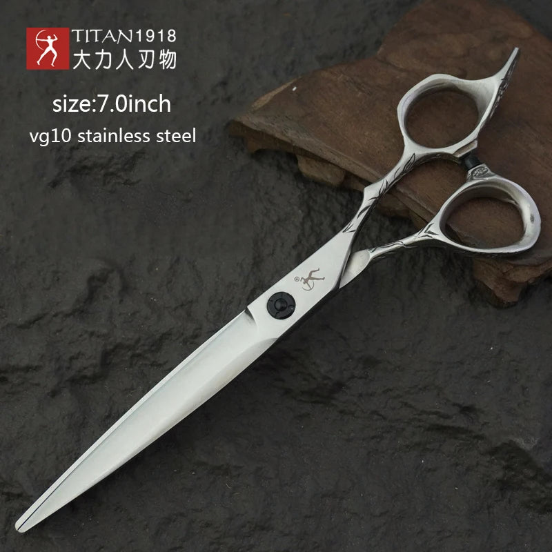 Titan 7.0inch hairdresser's scissors for hair cuts professional hairdressing scissors barber tool
