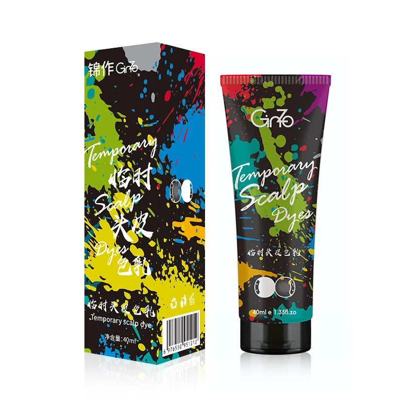 GINZO Hair Concealer for Men Waterproof Black Brown Baldness Corrector Cream Thinning Hair Fillup Scalp Dye Beauty Health 40ML