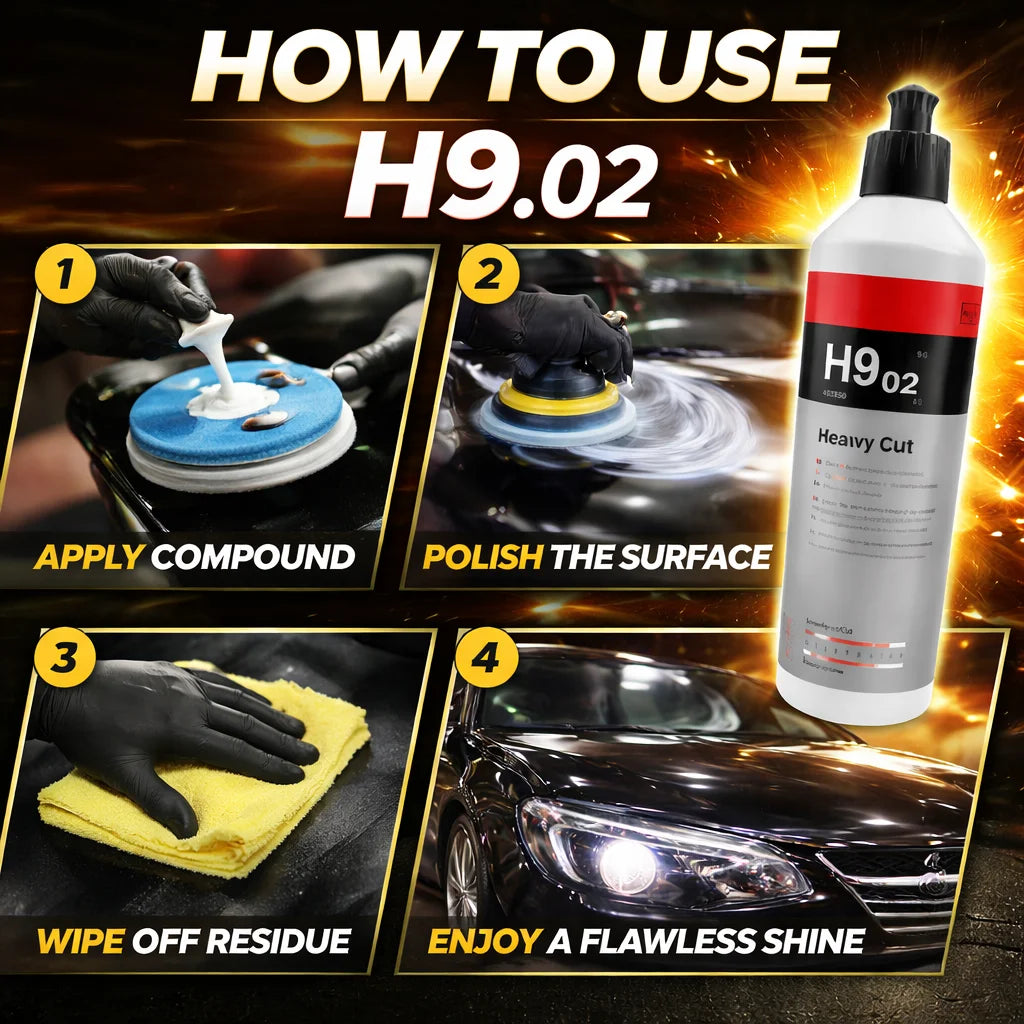 CAR  Compound Polish Combo 250ml | Heavy Fine Micro Cut | 3 Bottles