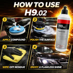 CAR  Compound Polish Combo 250ml | Heavy Fine Micro Cut | 3 Bottles