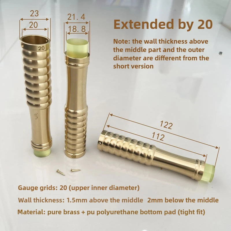 1PCS Brass Cane Crutch Tip with Anti-Skid 12mm-26mm for Hiking Pole Chair Leg Feet Replacement