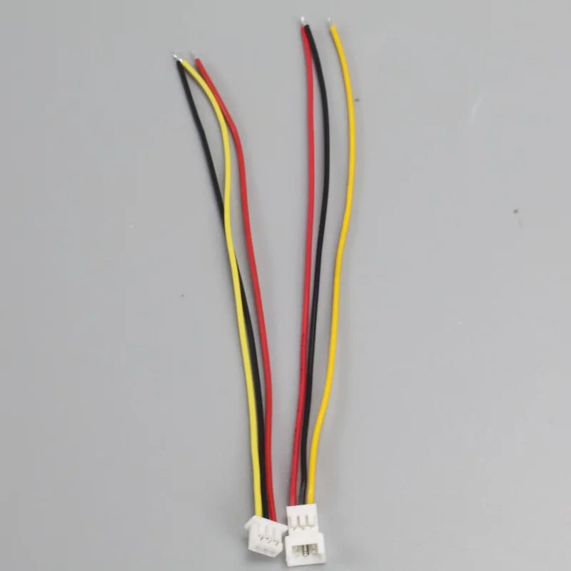 10 pcs 100mm Mini Micro Jst 1.25 2/3/4/5/6 Pin Male Female Plug Connector With Wire 1.25mm 2pin/3pin/4pin/5pin Cable 2p/3p/4p/5p
