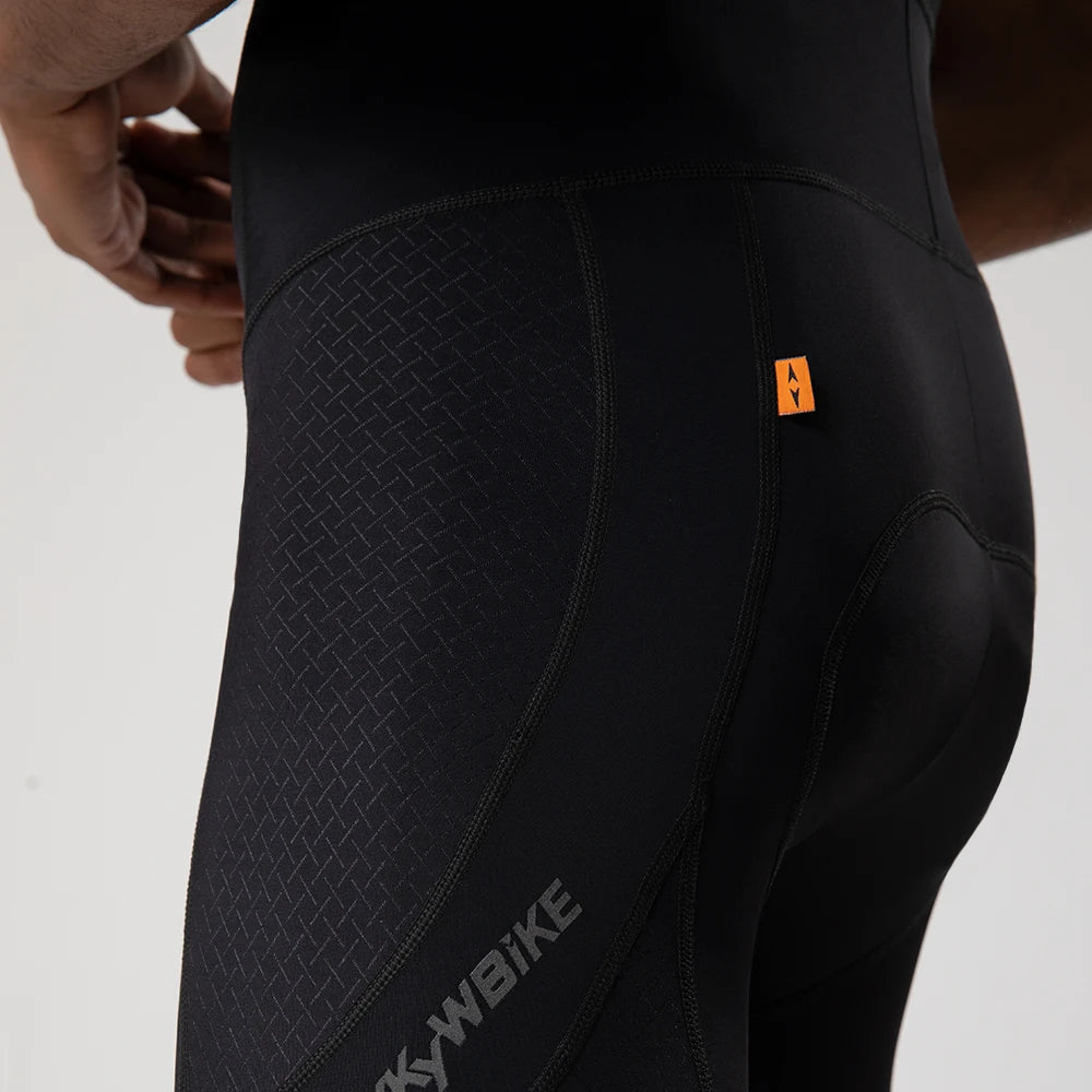 YKYWBIKE Men's Cycling Bib Pants 15-25°C Italy Interface 7 Hours Bicycle Bibs Tights Road Bike MTB Riding ClothingTrousers Pro