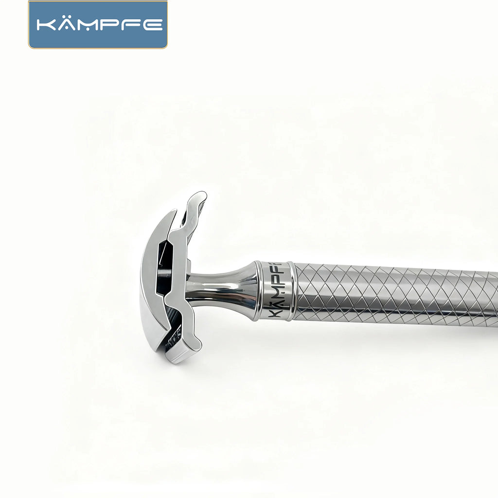 KAMPFE Stainless Steel CNC  safety razor Smooth Shavewomen hair Manual double-edgedremoval tool shaver men gift  
