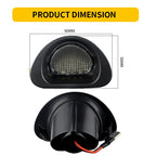 2pcs Canbus LED License Number Plate Light For Peugeot 107 05-14 For Citroen C1 MK I 05-13 Replace OEM Number 6340E2, 6340 E2