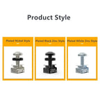 M6 rack mount cabinet screw kit with cage nuts & washers, 12mm/16mm, 20-100pcs
