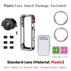 Aluminum Protective Case For Insta360 X5 Camera Frame Rabbit Cage With Silicone Lens Cover Cold Shoe For Insta 360 X5 Accessory