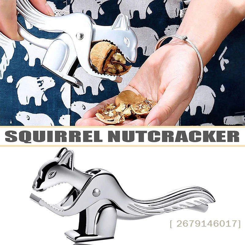 【YY26】Squirrel Walnut Sheller Opener Pine Pecan Hazelnut Plier Quick Walnut Cracker Almond Nut Pecan Nuts Nutcracker