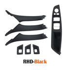 LHD RHD Beige Black Brown Oyster Car Interior Door Armrest Inside Pull Handle Set For BMW 5 Series F10 F11 523i 525i 528i 530i