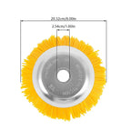 8-Inch Lawn Mower With Grass Head, Nylon Weeding Wheel, Household Weeding Brick Joint With Hardened Nylon Wire  Mowing  Wheel