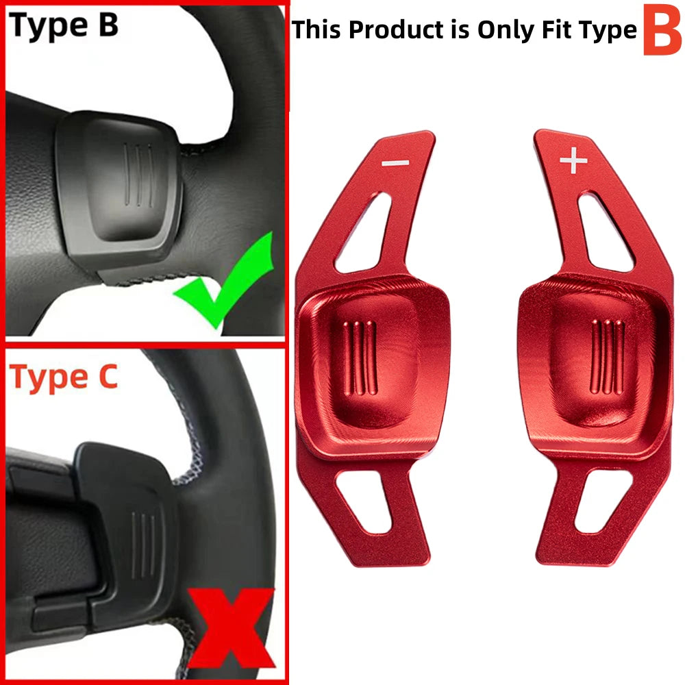 Aluminium alloy Paddle Shift For Volkswagen Amarok VW Jetta Nivus Virtus T-Cross Golf MK8 R GTI Crossfox