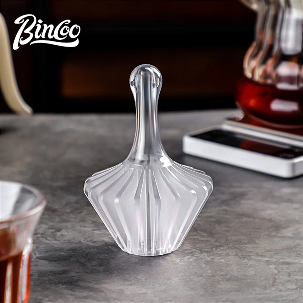 Bincoo Filter Paper Holder, Heat-Resistant Tritan Coffee Press Ring, Pour Over Assistant, Household Coffee Accessory