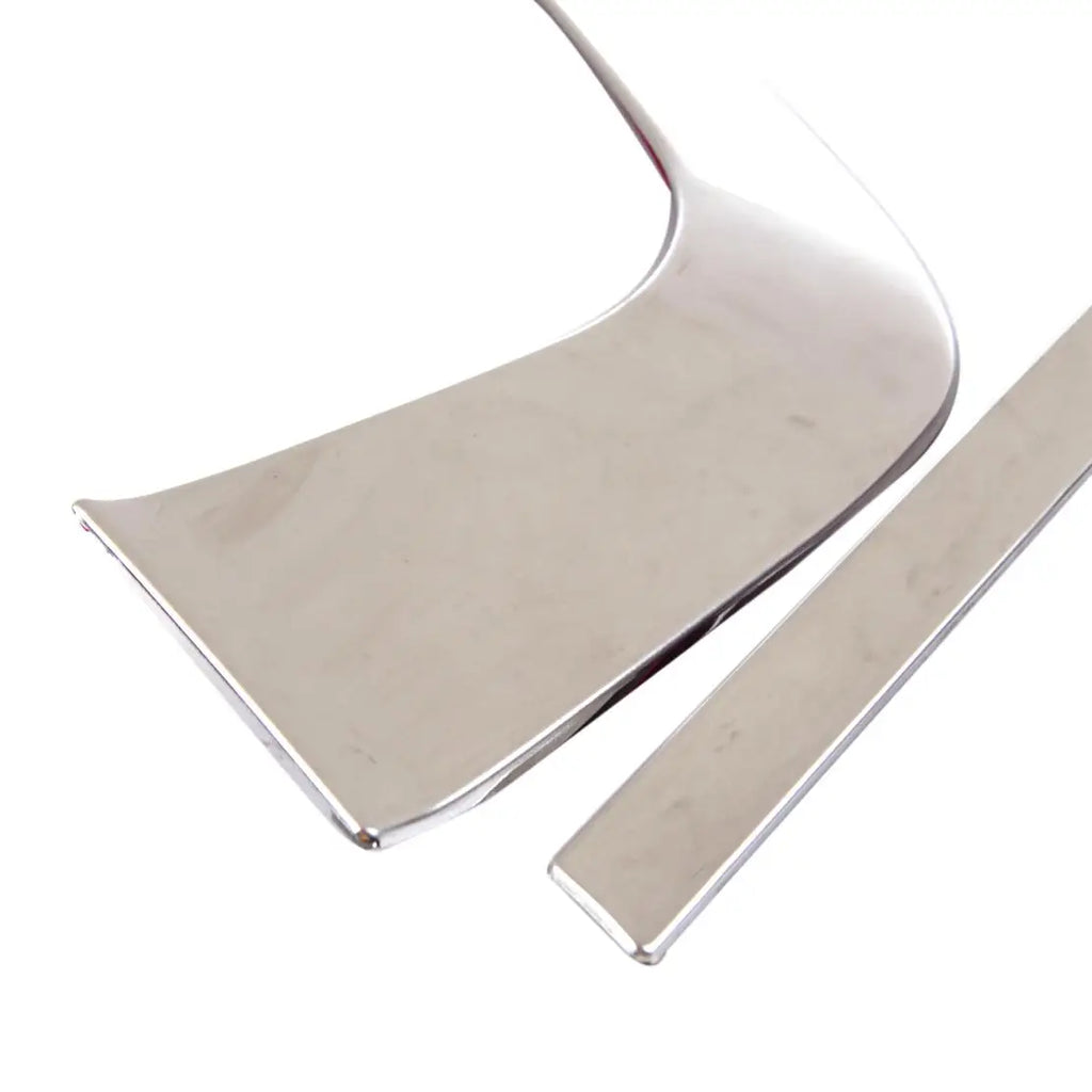 2Pcs Car Chrome Stainless steel Front Grill Grille Cover Decorative Trim Strips Mouldings Fit for Toyota Rav4 2019