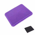 Gel Seat Cushion Summer Breathable Honeycomb Design For Pressure Relief Back Tailbone Pain for Home Office Wheelchair Chair Cars