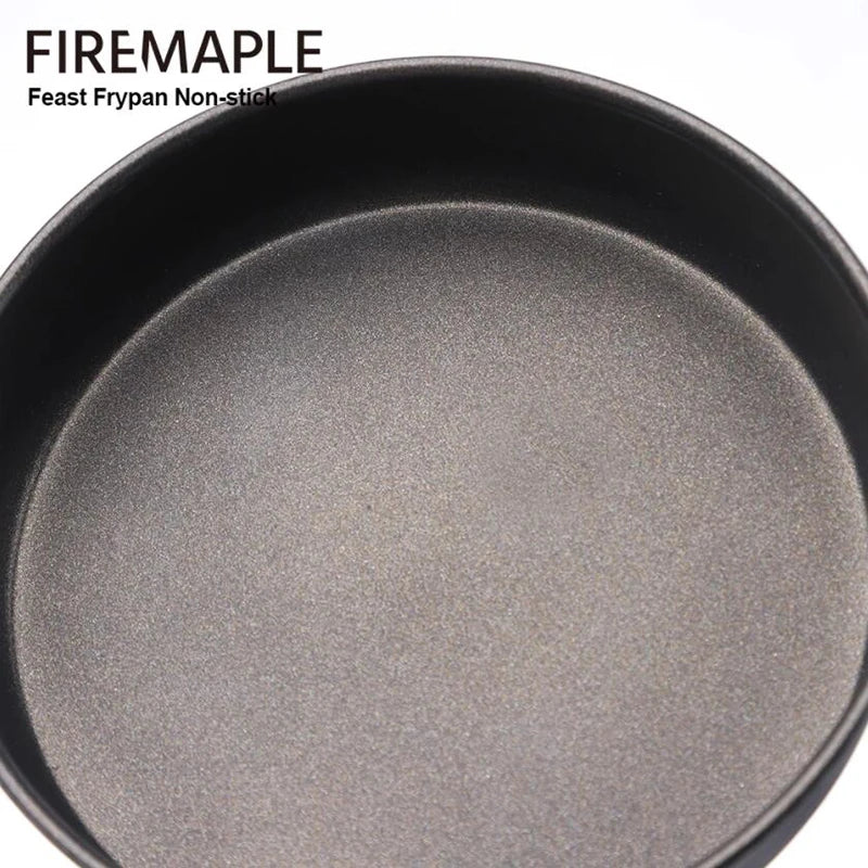 Fire Maple Camping Cookware, Frying Pan Non-stick, Coating Compact, Lightweight Outdoor Picnic Cooker, Steak Frying Pan 0.9L