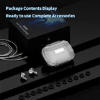 TRN Seahorse Pro flat-head earbuds 14.2mm dynamic driver metal earphones 3.5mm/4.4mm