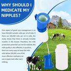 1PC Teat Dip Cup Convenient Professional Prevent Return Portable 300ml Nipple Cleaning Livestock Supplies for Cattle Goat Cow