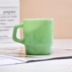 Korean Style Glass Coffee Travel Mug Milk Tea Water Cup Espresso Cups Personalized Milk Jade Mugs Mate Gifts Tableware