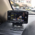 Lufi X1 OBD2 Digital Gauge Turbo Boost Oil Pressure Water Temperature for Car Air RPM Fuel Speed EXT Oil Meter OBD HUD Display