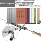 Angle Fixed Knife Sharpener Professional Sharpening Stone Kitchen Grinding System Honing Diamond Grinder Woodwork Tool Whetstone