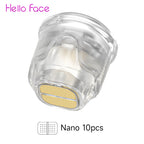 Hello Face Q2 Titanium Cartridge 10 pcs Set Dr Pen Q1S Refills 9 Pin 14 Pin 25 Pin Nano Needle Heads Needle length 0.25 mm