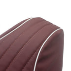 Pokhaomin Black/Red Saddle Leather Seat Cover for Vespa GTS300 GTS 125 150 250 300