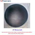 Powerwin New 5° 10° Degree Honeycomb Set for Profoto OCF Magnum Reflector Aluminum Diffuser Grid with Fasteners Case