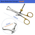 QSWTITAN  Stainless Steel Reduction Forceps with Pointed Bone Locking Forceps Plate Holding Orthopedic Surgery Instrument