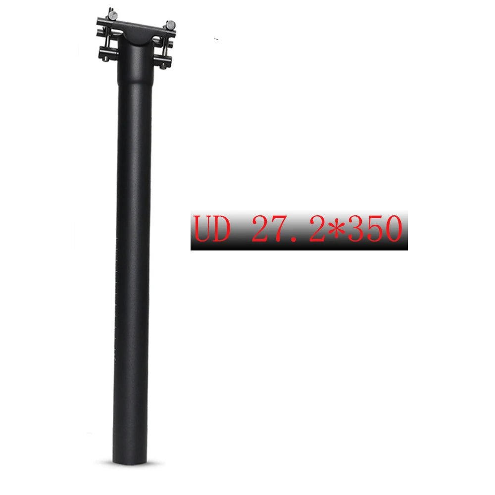 Carbon Fiber Bike Seatpost UD Matte 27.2/30.9/31.6mm Diameter 300/350/400mm