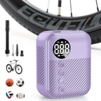 Carsun Mini Electric Bike Air Pump Wireless Portable 150Psi Tire Inflator with 480Mah Rechargeable Battery & Digital Display