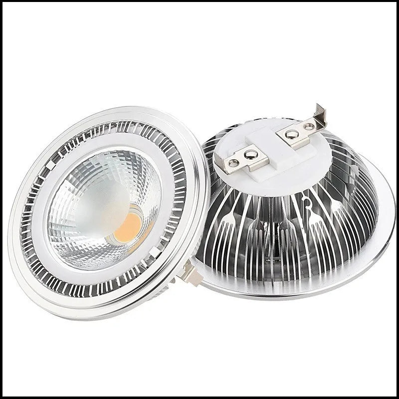 Dimmable LED AR111 Lamp 10W GU10 G53 Base Substitute Halogen Lamps 15W LED Downlight ES111 Bulbs COB Spotlight 85-265V/DC12V