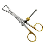 QSWTITAN  Stainless Steel Reduction Forceps with Pointed Bone Locking Forceps Plate Holding Orthopedic Surgery Instrument